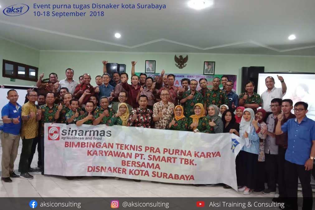 Event Purna Tugas Disnaker kota Surabaya 18-18 sep 2018