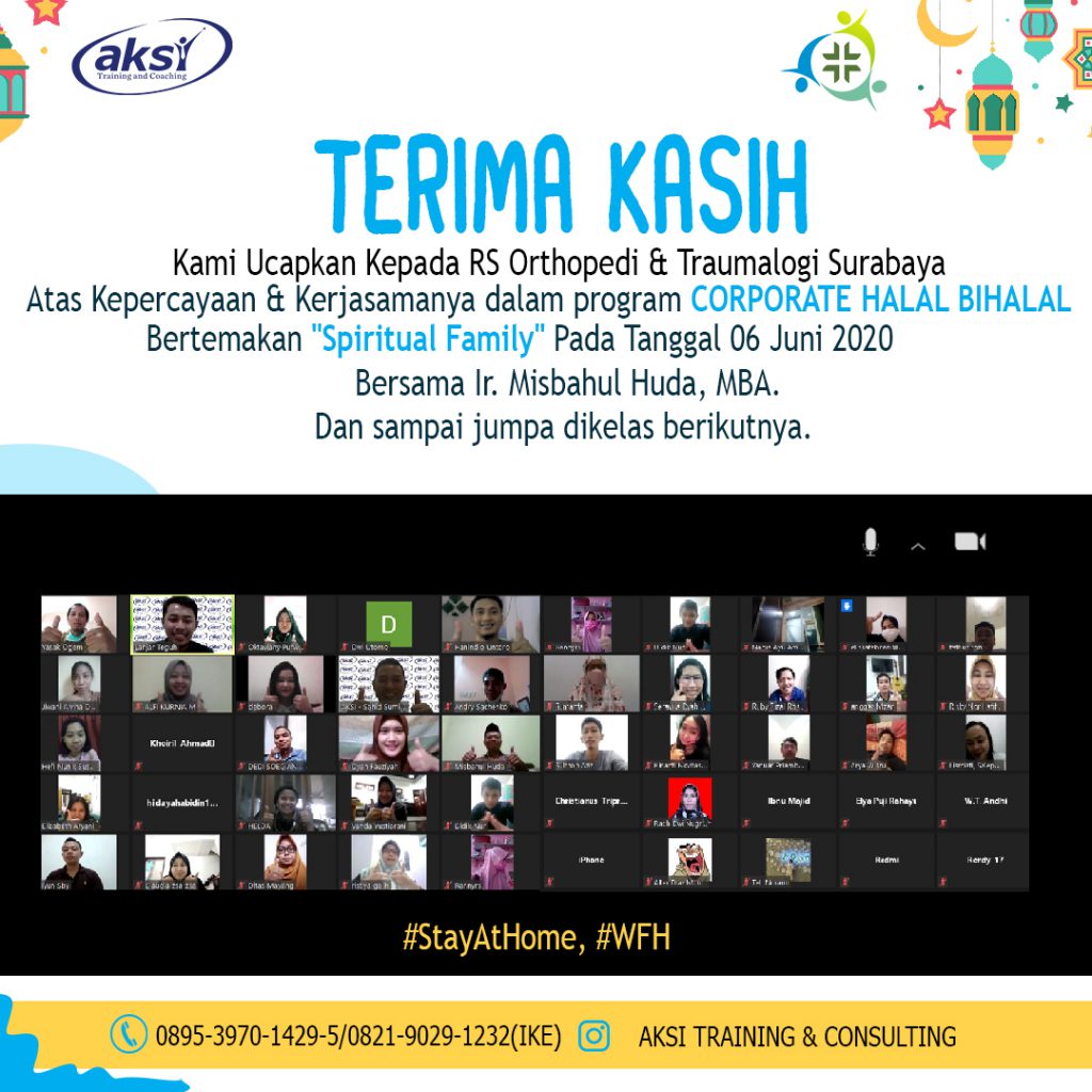 Dokumentasi  Webinar Corporate Halal Bihalal